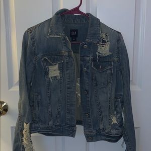 Ripped Jean Jacket